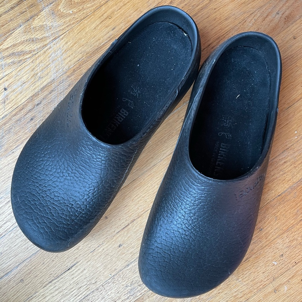 Birkenstock Super-Birki black clogs women’s 11
